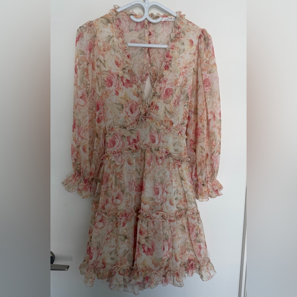 Floral Ruffle Dress